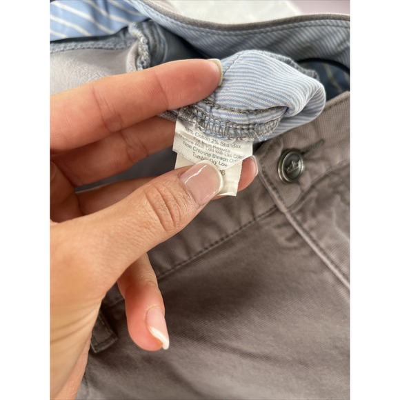 Peter Millar Pants Mens Sz 40x30 Gray Khaki Chinos Flat Front Pants - Picture 3 of 7